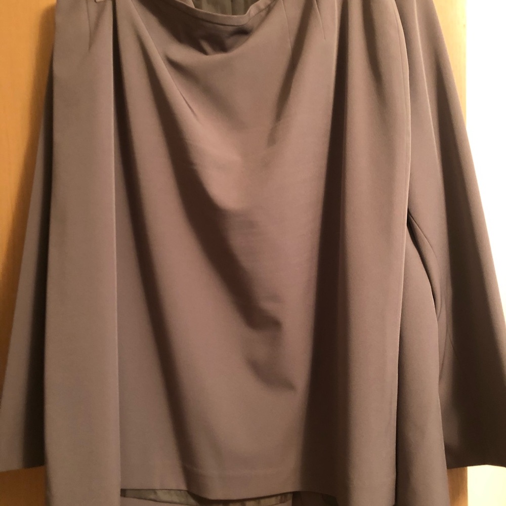 Brown 2pc skirt and blazer set